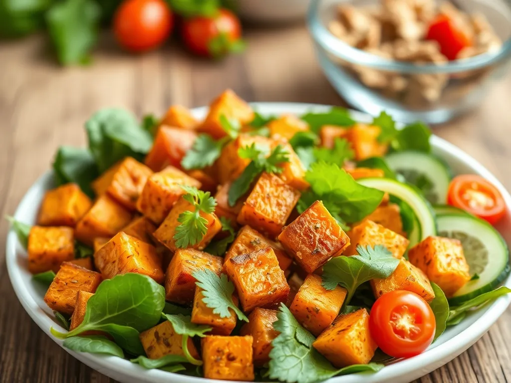 Sałatka z batatem: przepis na zdrową i smaczną przekąskę