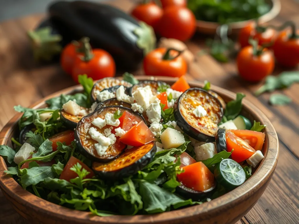 Sałatka z bakłażanem: przepis na zdrową i smaczną przekąskę