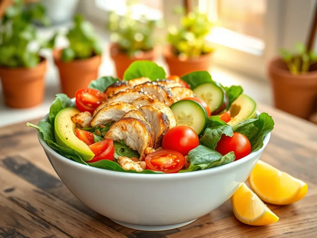 Sałatka z awokado i kurczakiem: pyszny przepis na zdrowy posiłek