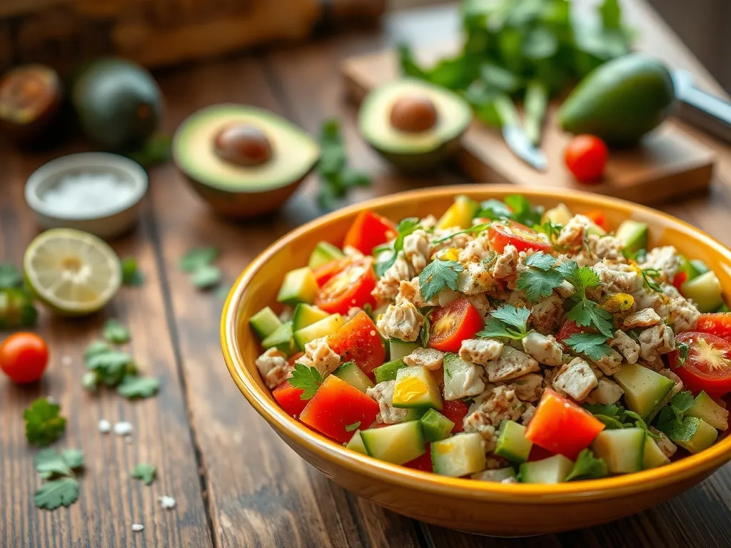 Sałatka z awokado i tuńczykiem: zdrowy przepis na każdą okazję